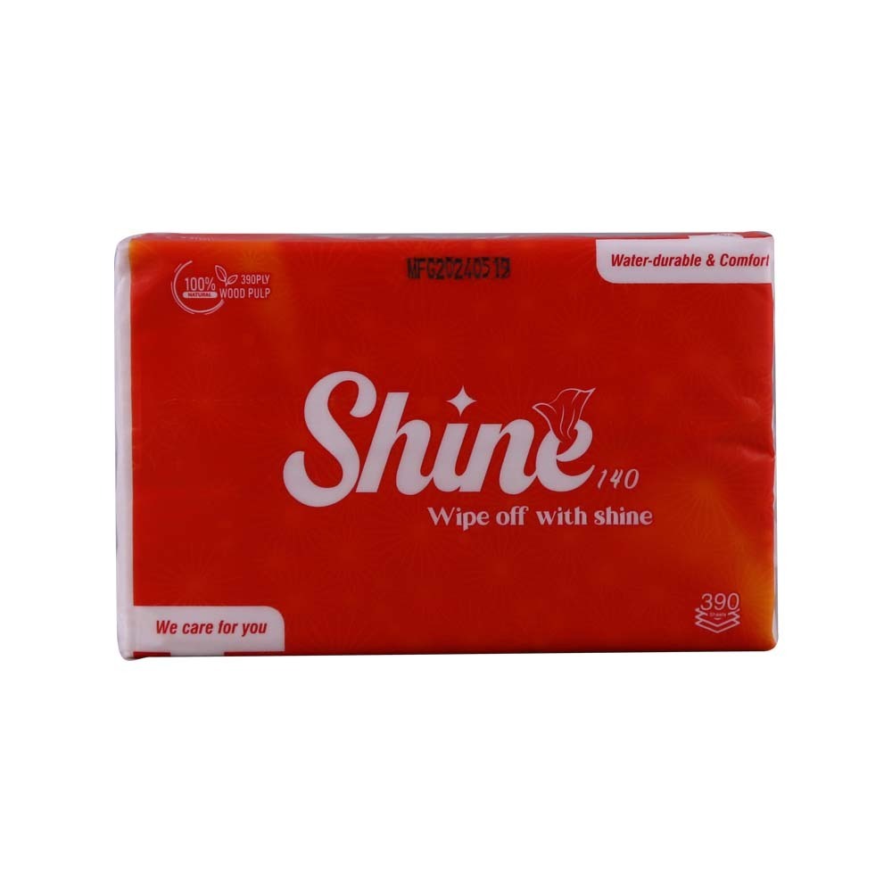 Shine Facial Tissue 3Ply 390 Sheets