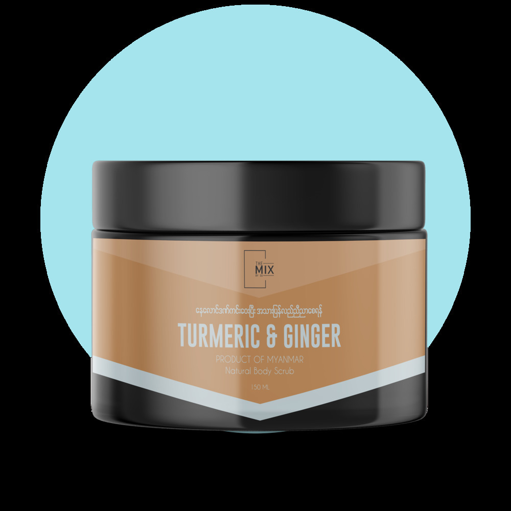 The Mix By Su Turmeric & Ginger Natural Body Scrub 150ML