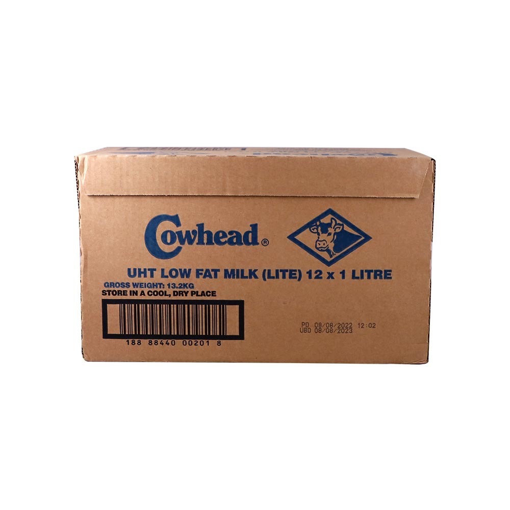 Cowhead Lite UHT Low Fat Milk 1LTRx12PCS