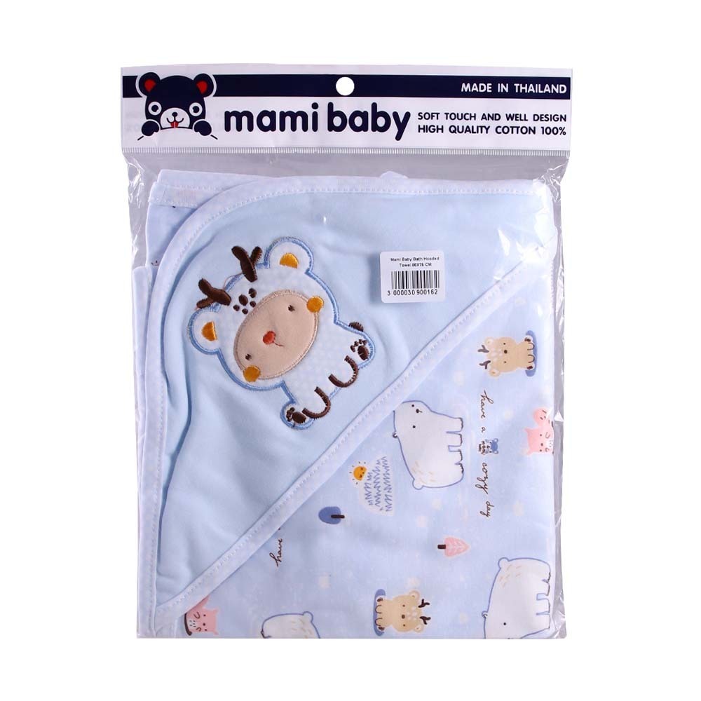 Mami Baby Bath Hooded Towel 86x75cm