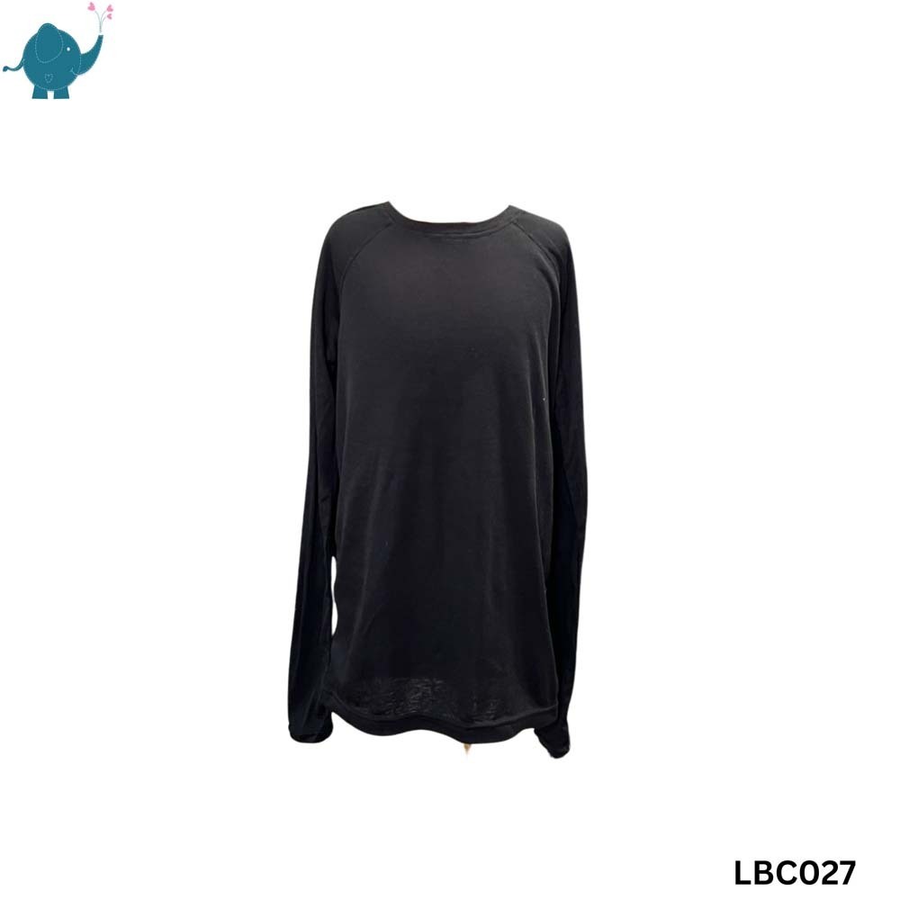 Max & Mia Unisex Long-Sleeve Top LBC027 Black Large
