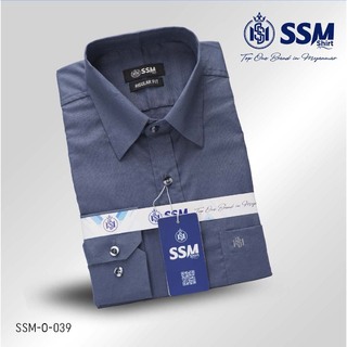 Oxford Shirt Long Sleeve Large (Cyan Blue) SSM-O-P-L-027