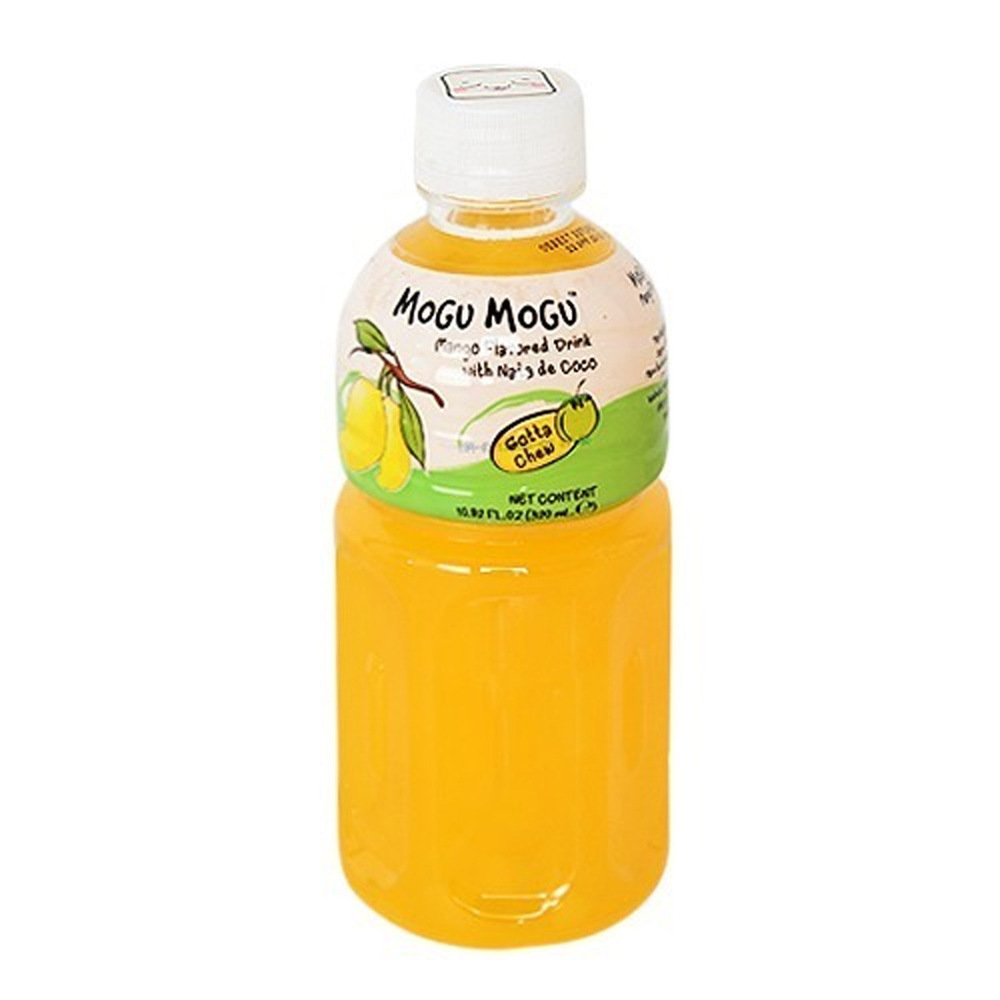 Mogu Mogu Mango Flavored Jelly Drink With Nata De Coco 320ML
