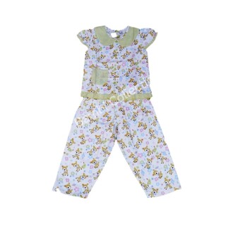 Bambi Baby Night Wear Silk Cotton One Set BAMBI_BABY07_3 Grey (7 Years)