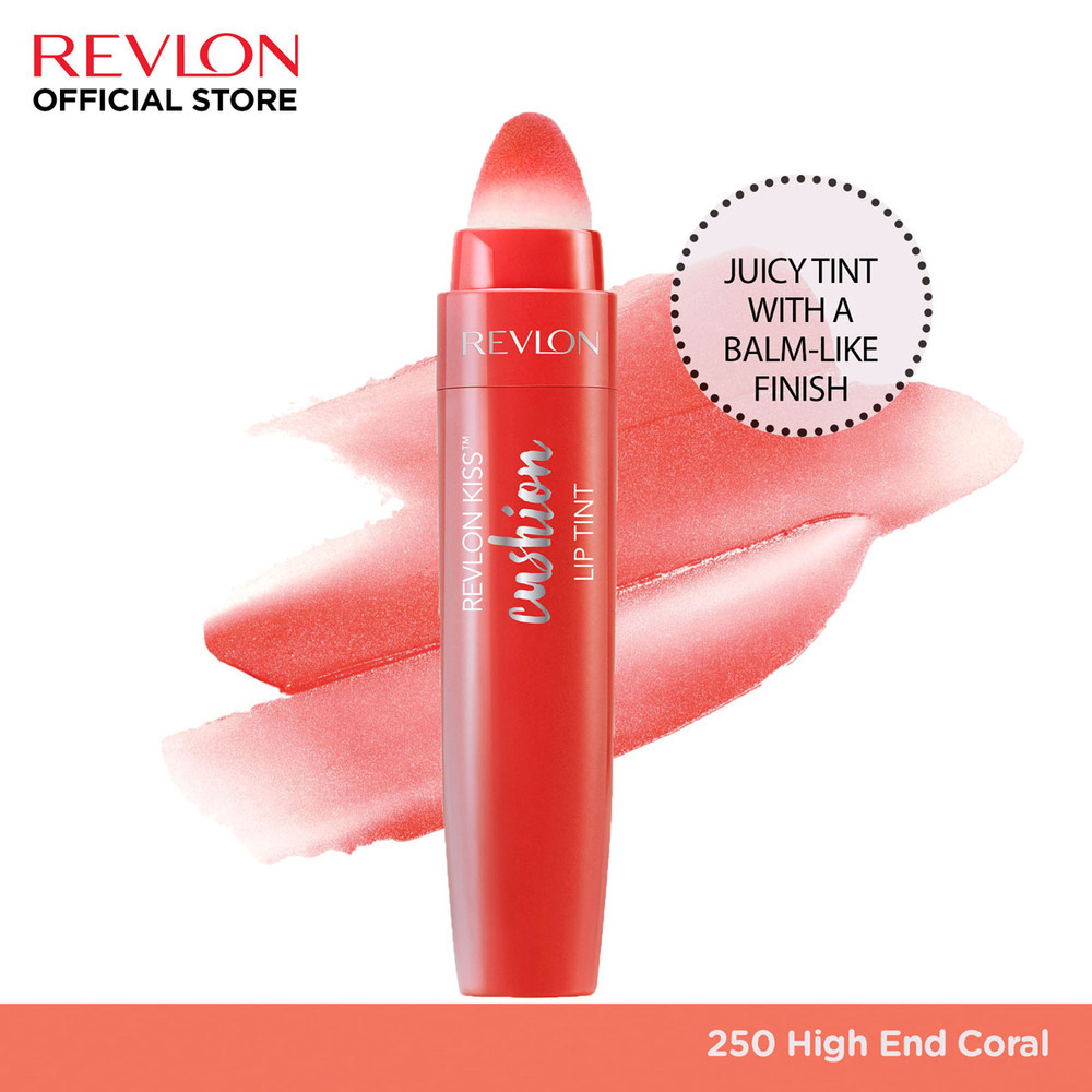 Revlon Kiss Cushion Lip Tint 4.4 ML (250 High End Coral)