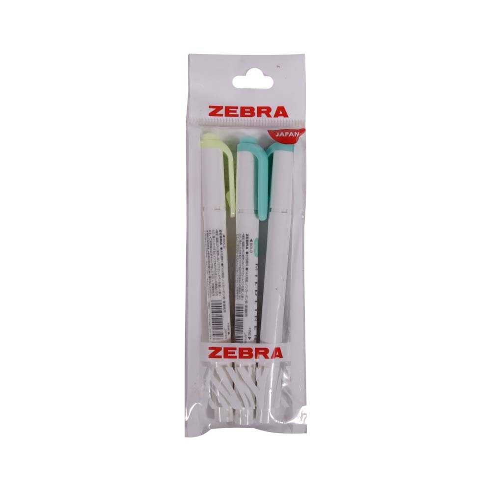 Zebra Highlighter Mildliner 3PCS