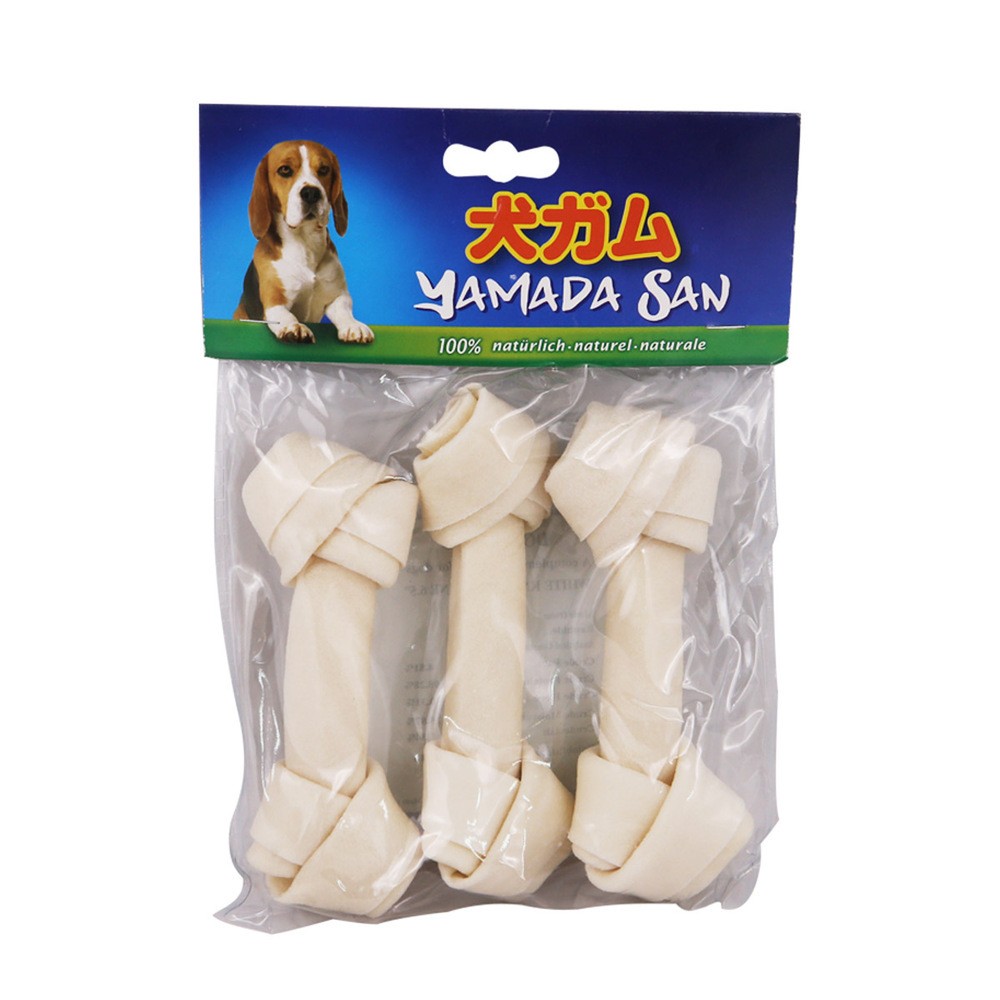 Yamada San Dog Chews 6.5in 3PCS (White Bone)