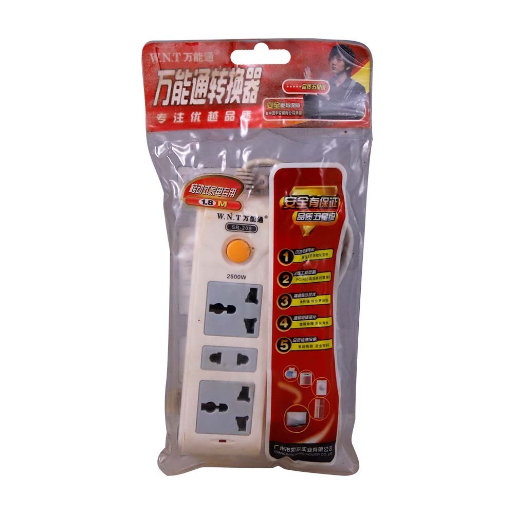WNT Extension Socket 2Way 1.8M SR-209