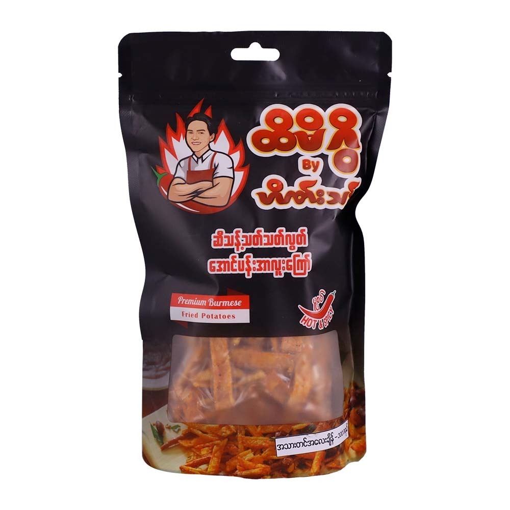 Htimigwi Fried Potato Chip Hot & Spicy 100G