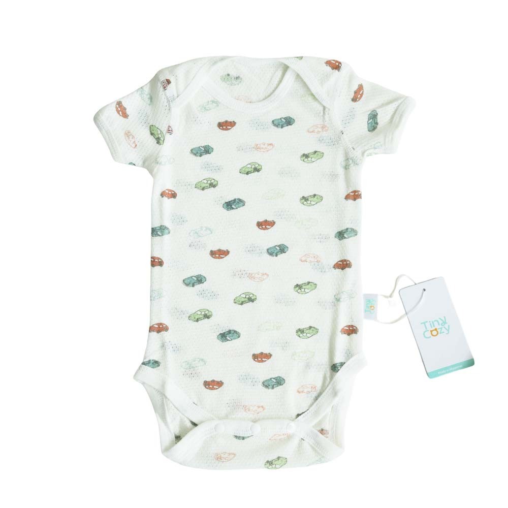 Tiny Cozy Airy Cotton Body Suite (Short Sleeve) TC2023M Car