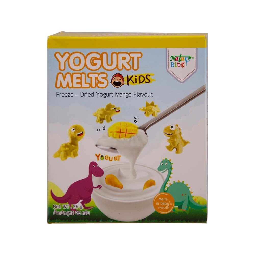 Nature Bite Yogurt Melts Mango 25G 12M+ (Dino)
