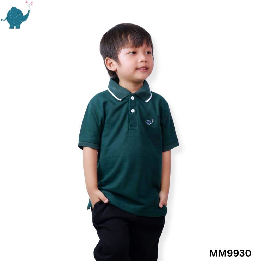 Max & Mia Boy Short-Sleeve Polo Shirt MM9930 Green 2XL