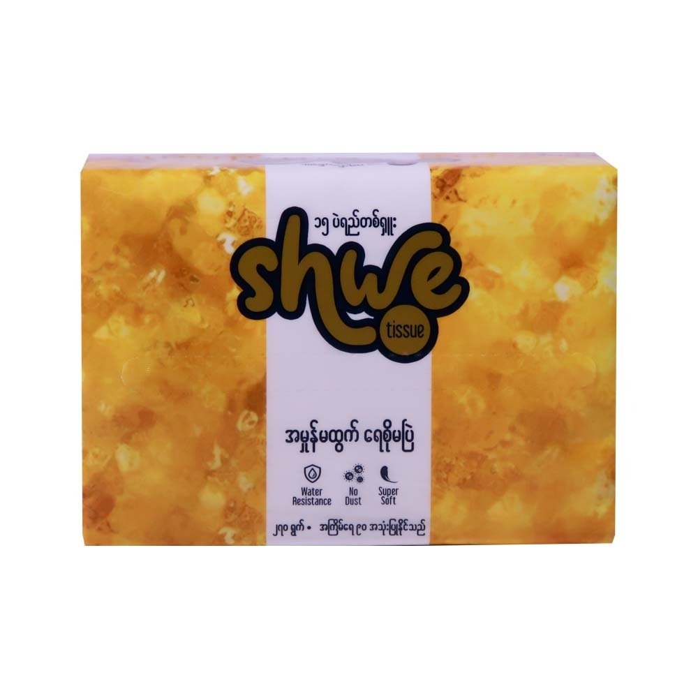 Shwe Facial Tissue 3Ply 300 Sheets